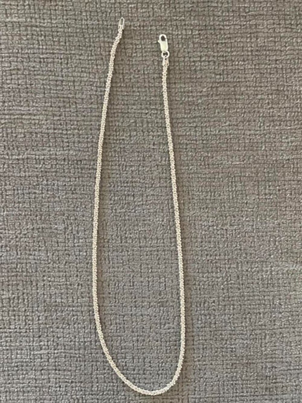 Authentic Italian 925 Silver Rock Rope Chain - Picture 7 of 9